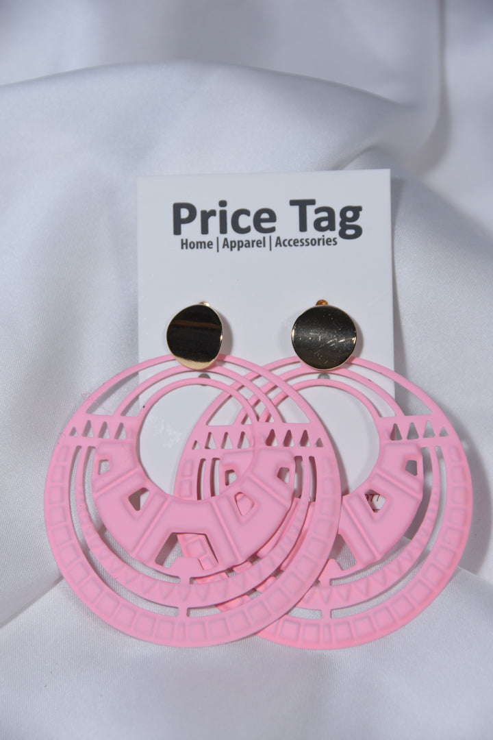 Vintage Hoops Baby Pink