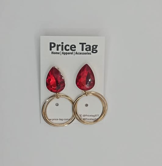 Harmony Hues Earrings Red