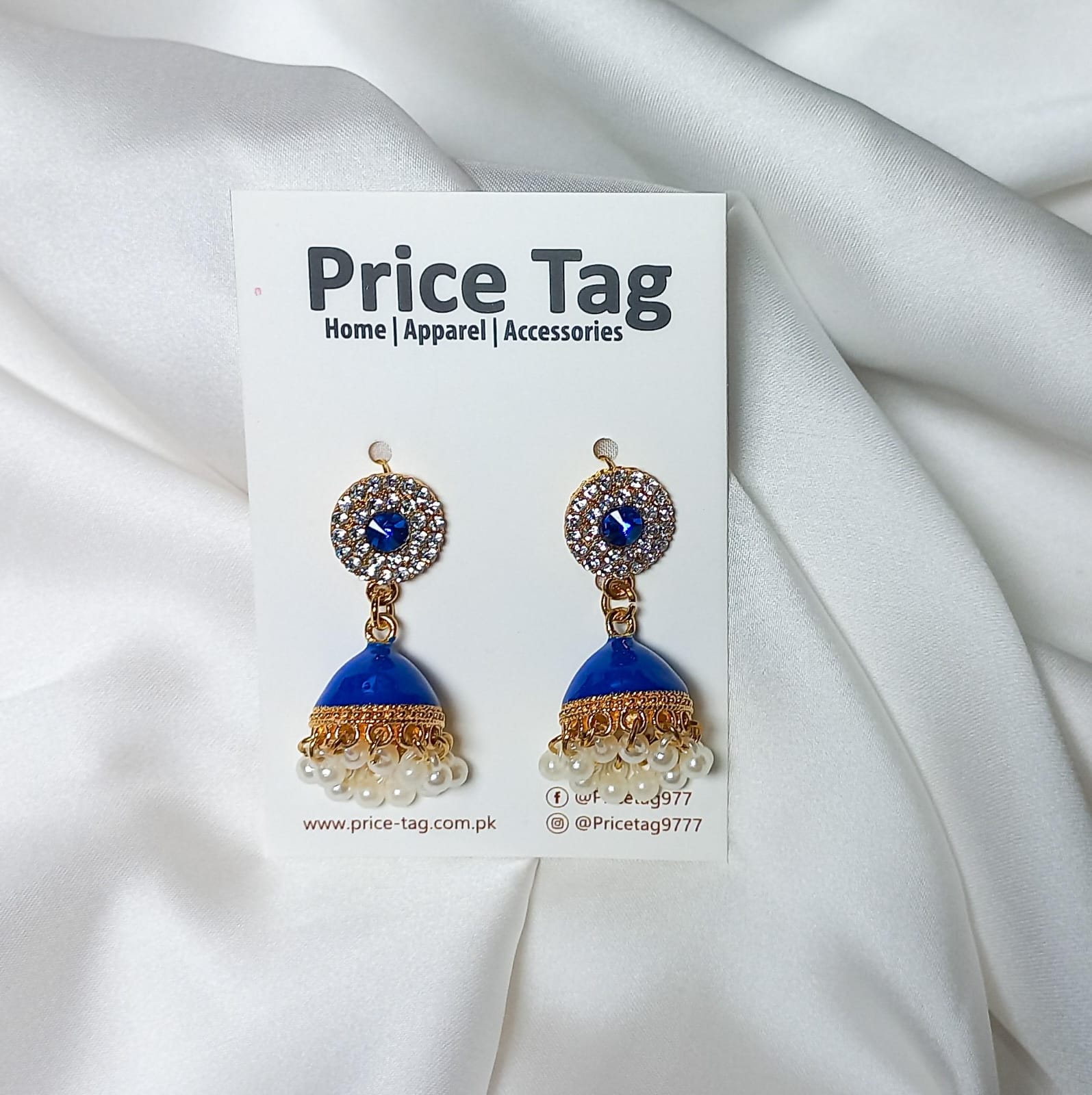 Jhumkis Royal Blue