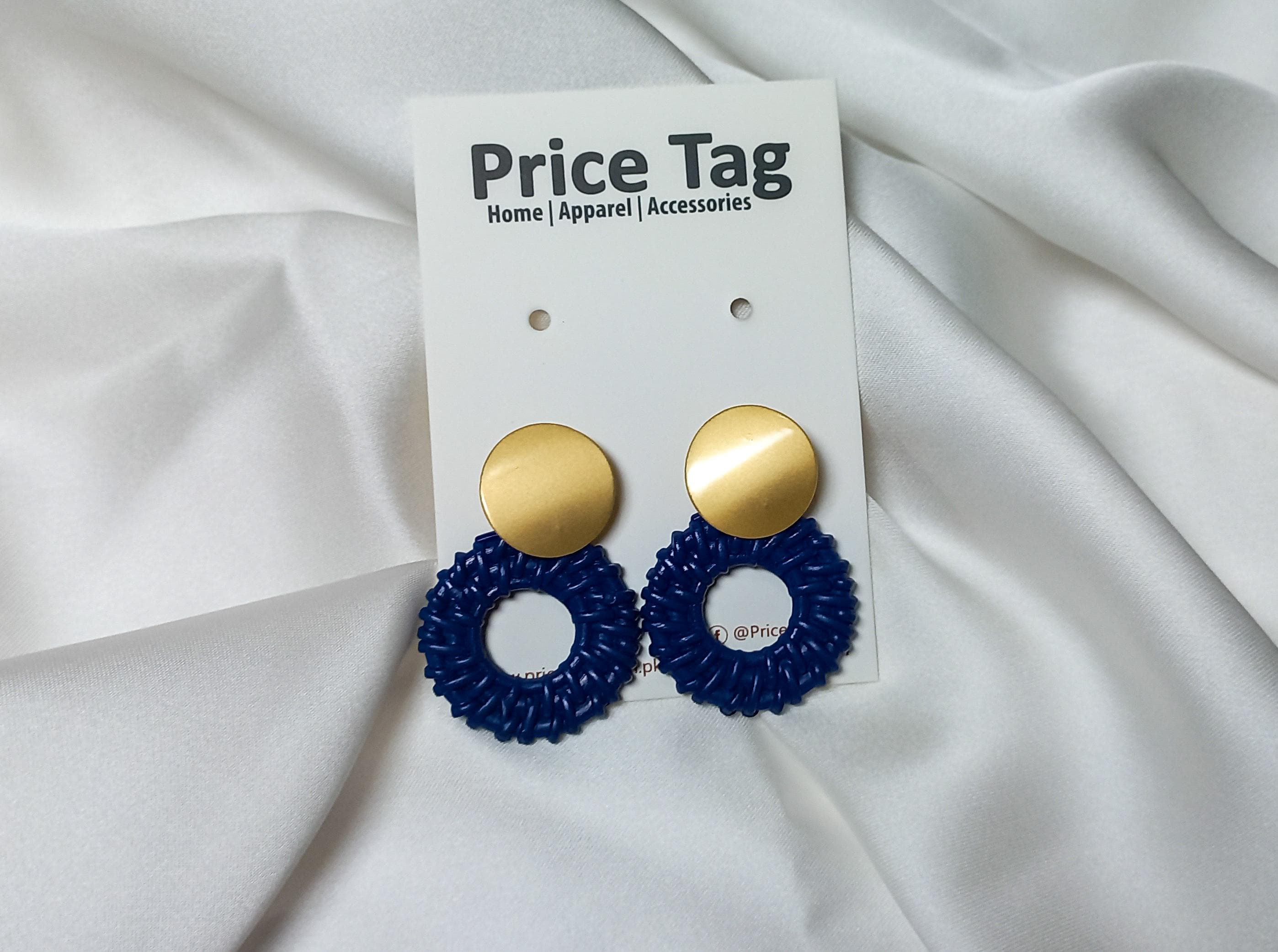 Gleam Glow Earrings Dark Blue