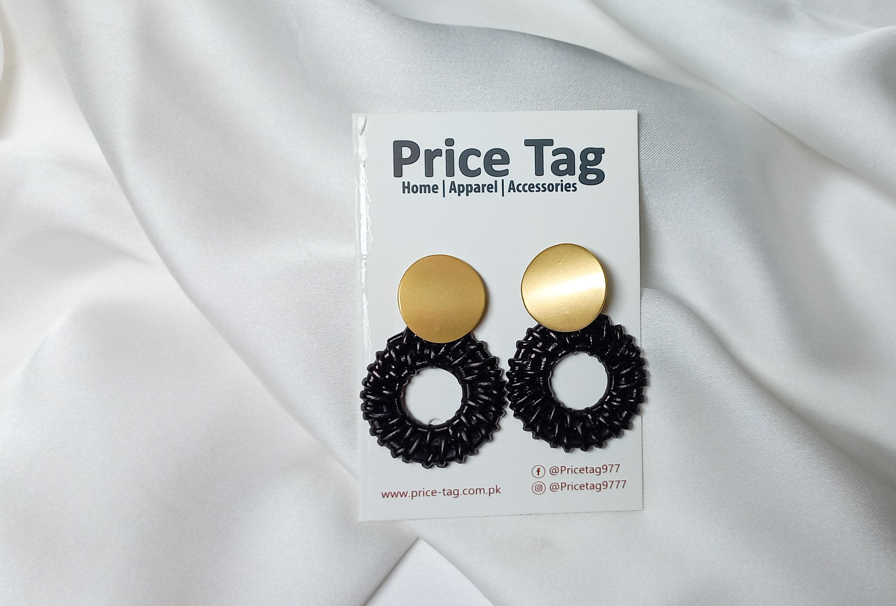 Gleam Glow Earrings Black